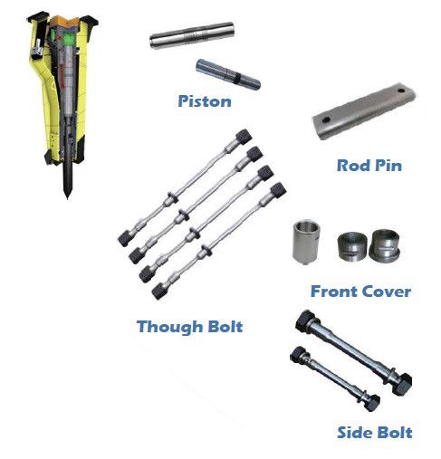 Rock Breaker Spare Parts
